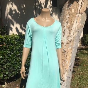 Turquoise dress
